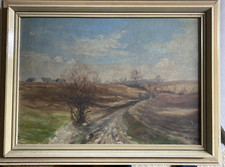 Dipinto a Olio Case IN Autunno