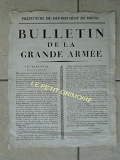 [NAPOLEON] PLACARD 1812 