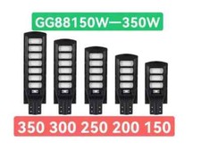 LAMPIONE STRADALE LED 150 200 250 300 350WATT PANNELLO SOLARE FOTOVOLTAICO FARO