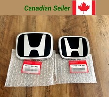 2x Black Chrome JDM Honda