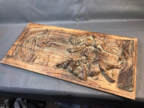 Antica targa legno - di,