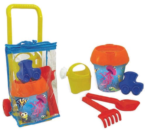 Carrello con set spiaggia - carrello,