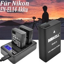 2x EN-EL14 2000mAh batteria