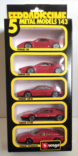 Burago set auto ferrari - 1:43,