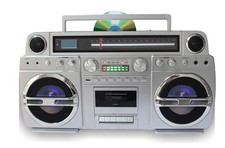 TechPlay MONSTER Boom Box Ghetto Blaster stile retrò anni 80 CD AM FM Bluetooth