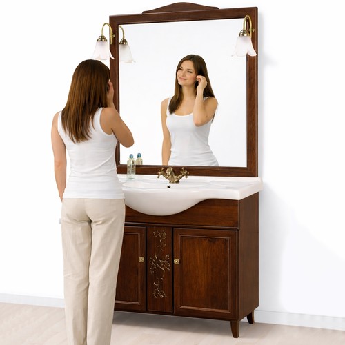Mobile bagno noce - da, completo