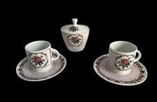 Limoges Artig C.A tipo limoges demitasse tazzine da caffè e zuccheriera anni 50