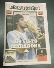 GAZZETTA MARADONA 25 26 Novembre La Dello Sport Giornale Figure Morte Magazine K