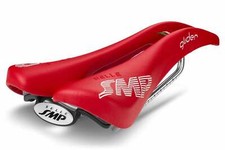 Selle SMP Sella Aliante con Guide in Acciaio (Rosso)