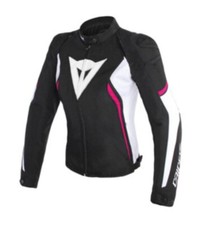 Giacca Dainese AVRO D2 TEX LADY JACKET - BLACK/WHITE/FUXIA
