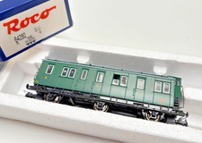 ROCO 64280 Carrozza 3 assi 3 cl FS Cz 74000 verde ex prussiana ep II con Garitta