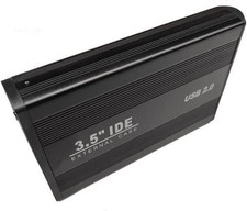 BOX ESTERNO IDE 3.5 LINQ USB HD HARD DISK 3.5" CASE PATA ATA ALIMENTATORE USB