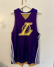 Canotta NBA Los Angeles Lakers reversibile Adidas (M)