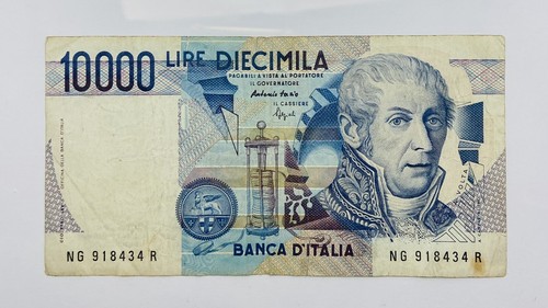 Banconota italia lire 10000 - italia,