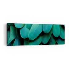 Quadro su Tela 90x30cm Foglia