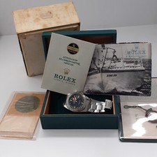 Set completo 1974 Rolex Explorer II Steve McQueen orologio acciaio mai lucido 1655