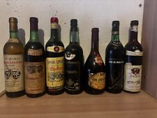 lotto bottiglie di vino vintage
