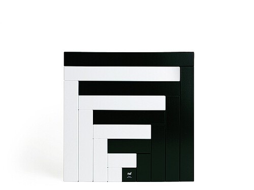 Naef angular nero bianco - -,