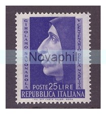ITALIA  1952 -  SAVONAROLA