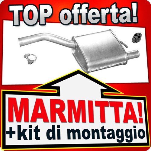 Silenziatore posteriore per - silenziatore,