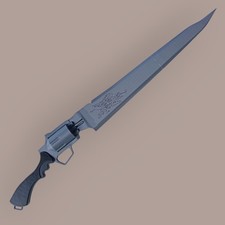 GunBlade – Final Fantasy VIII Squall Cosplay Prop – 3D Printed – 1:1 Scale