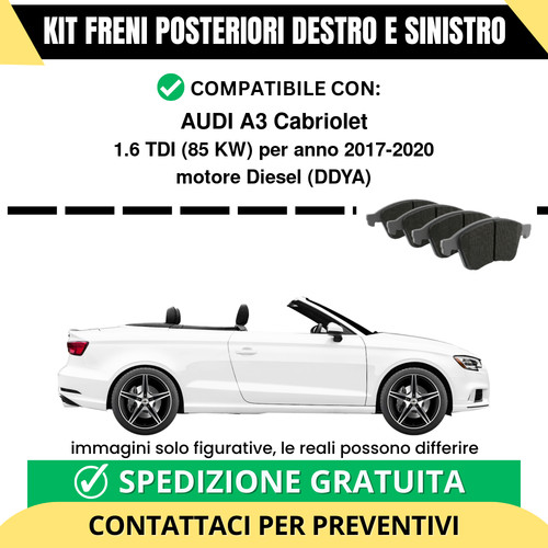 Pastiglie freno posteriori - pastiglie,
