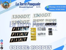 ADESIVI DECALCOMANIA TRATTORE