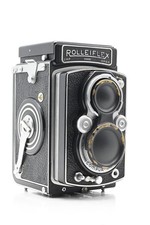 Rolleiflex Automat Model 3 TLR 6x6 fotocamera pellicola con 75 mm f3,5 Xenar #330