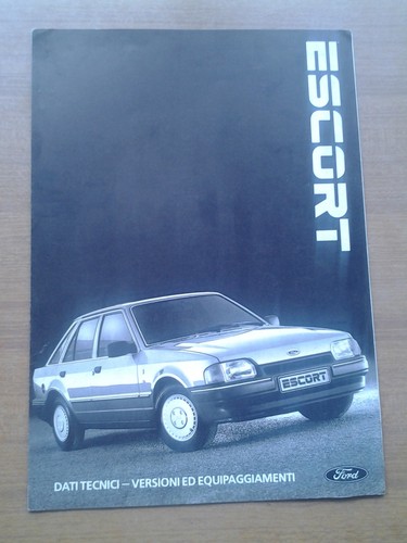 Depliant ford escort - depliant,