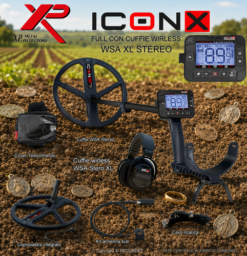 Metal detector icon - detector, full