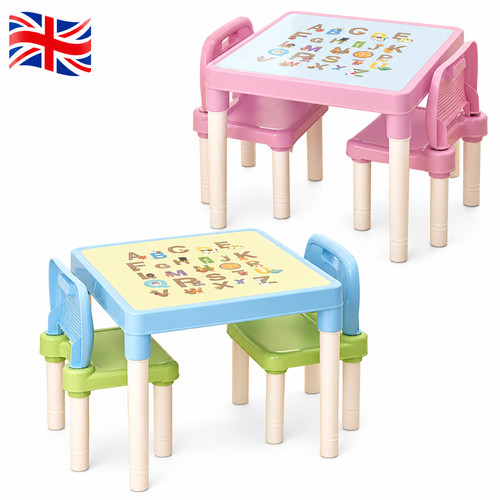 Set tavolo sedia bambini abc - e,