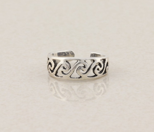 Sterling silver wave - sterling, ring