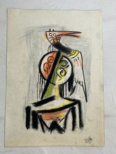 Wifredo Lam disegno e quadro