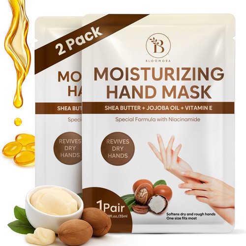 Maschera mani guanti - mani, per