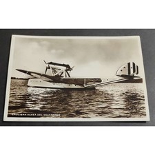 Cartolina Crociera Aerea del Decennale - Idrovolante della Crociera Savoia March
