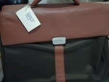 Borsa portadocumenti PIEFFE in pelle marrone