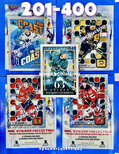 2025 topps nhl - topps, stickers