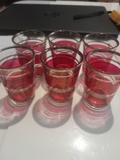 Set Of 6 Vintage 1960s Gold