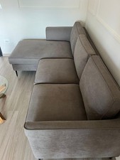 DIVANO SALOTTO SAMOA PANCHETTA REVERSIBILE  TESSUTO IDROREPELLENTE PARI AL NUOVO