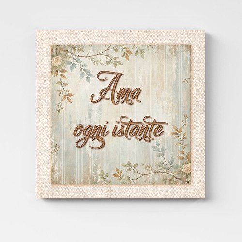 Quadro shabby chic con scritta - chic,
