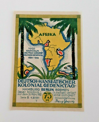 Von wissmann germany notgeld - von,