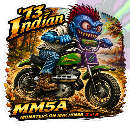 1973 indian mm5a minibike - indian,