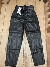 Zara Vegan Pantalone Pelle PU