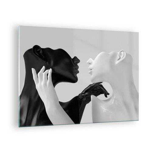 Quadro vetro 70x50cm nero - 70x50cm,