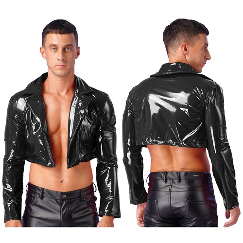 Giacca uomo wet look - , lucido