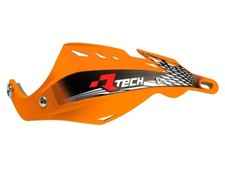 Coppia Paramani Moto Racetech Gladiator Alluminio Arancione KTM Enduro Motard