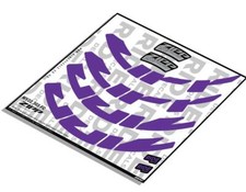 Decalcomanie a forchetta Zipp 303 Firecrest 2022 - Viola - con licenza Zipp