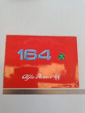 supplemento al manuale uso manutenzione 1990 Alfa Romeo 164 Quadrifoglio Verde