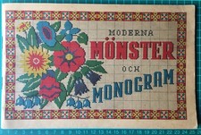 1930 CROSS STITCH EMBROIDERY -