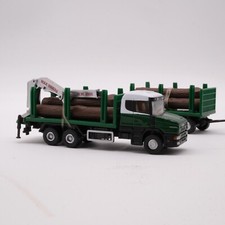 MODELLINO CAMION SCANIA HEAVY TRUCK PORTA TRONCHI VERDE - JOY CITY - SCALA 1:72